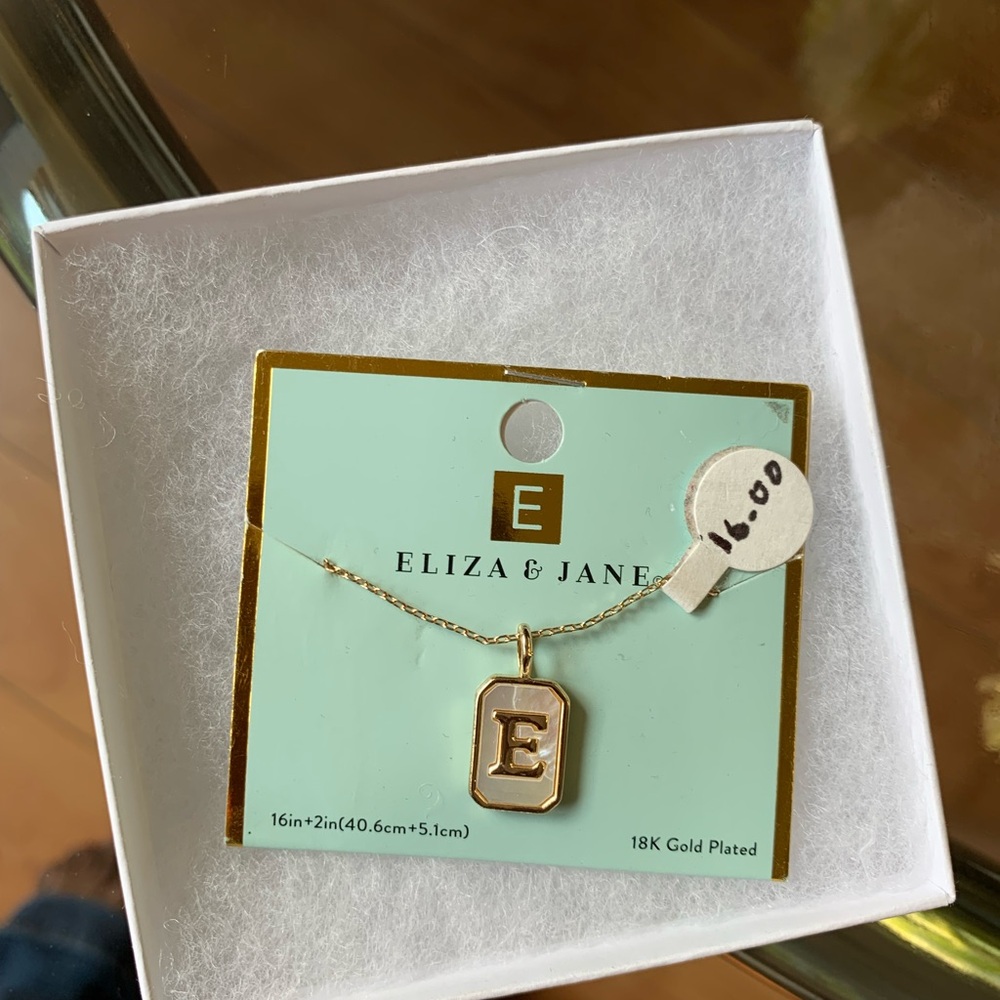 Gold Initial Pendant Necklace